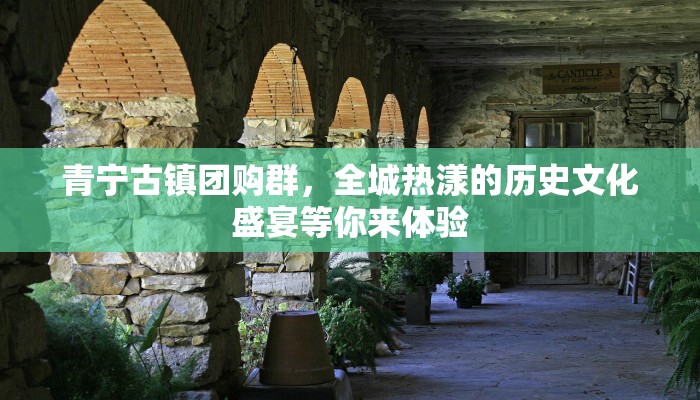 青宁古镇团购群，全城热漾的历史文化盛宴等你来体验